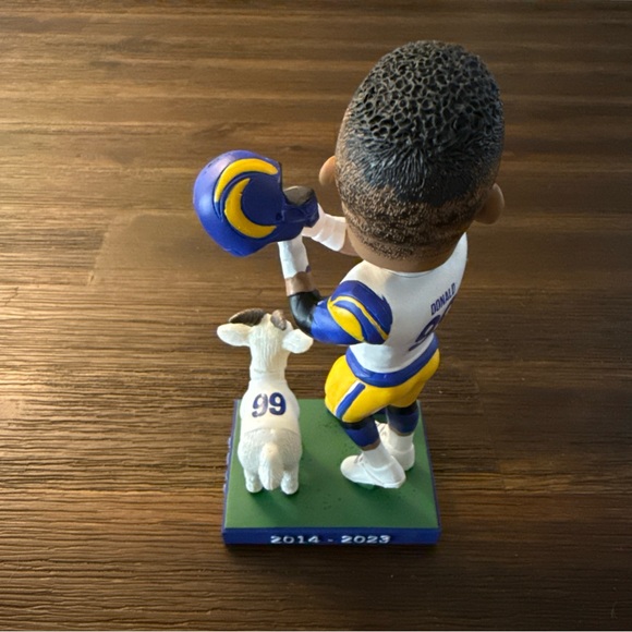 Los Angeles Rams NFL Football Aaron Donald #99 The GOAT Bobblehead 11/23/25 - Picture 9 of 14